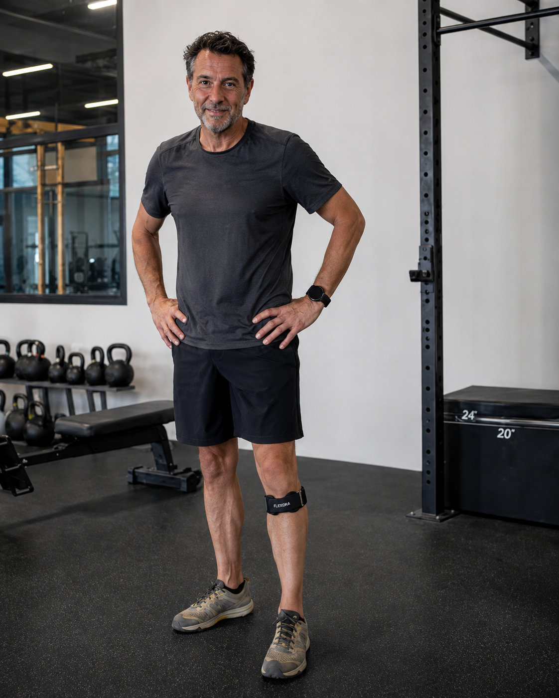 Flexora™ – Relieves pressure under the kneecap for immediate comfort.