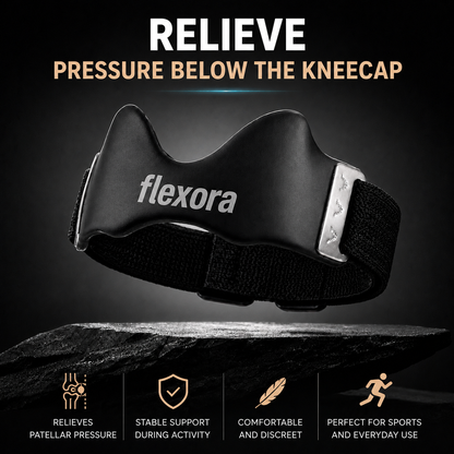 Flexora™ – Relieves pressure under the kneecap for immediate comfort.