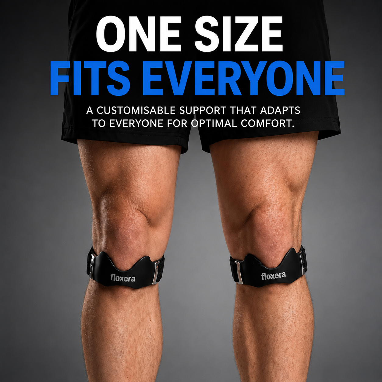 Flexora™ – Relieves pressure under the kneecap for immediate comfort.