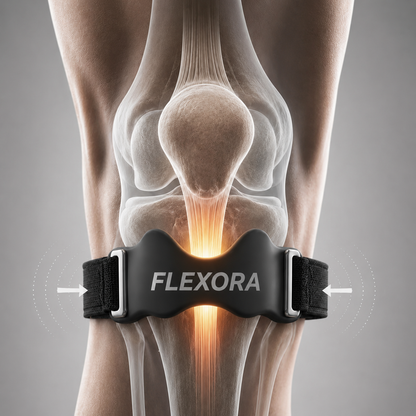 Flexora™ – Relieves pressure under the kneecap for immediate comfort.