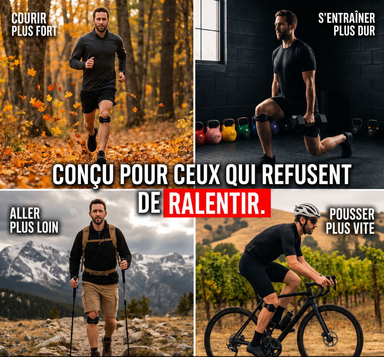 Flexora - Sangle Rotulienne Orthopédique Zéro Douleur, 100% Sport™