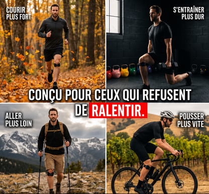 Flexora - Sangle Rotulienne Orthopédique Zéro Douleur, 100% Sport™
