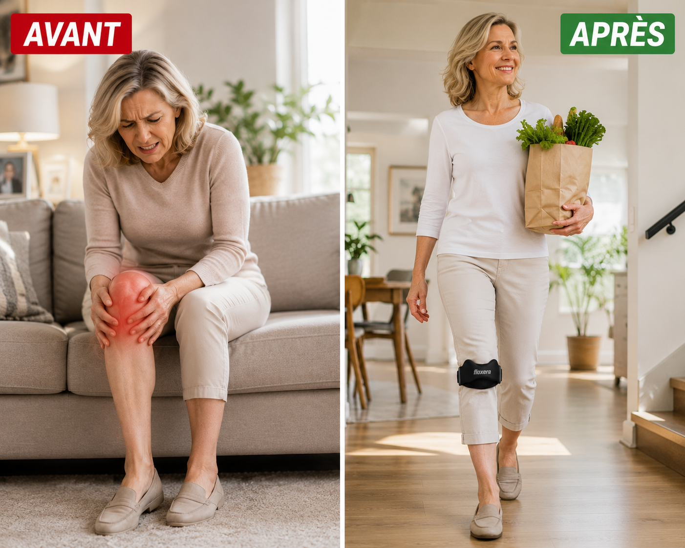 Flexora - Sangle Rotulienne Orthopédique Zéro Douleur, 100% Sport™